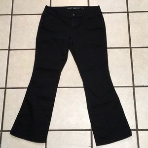 Old Navy Black Micro Flare Jeans